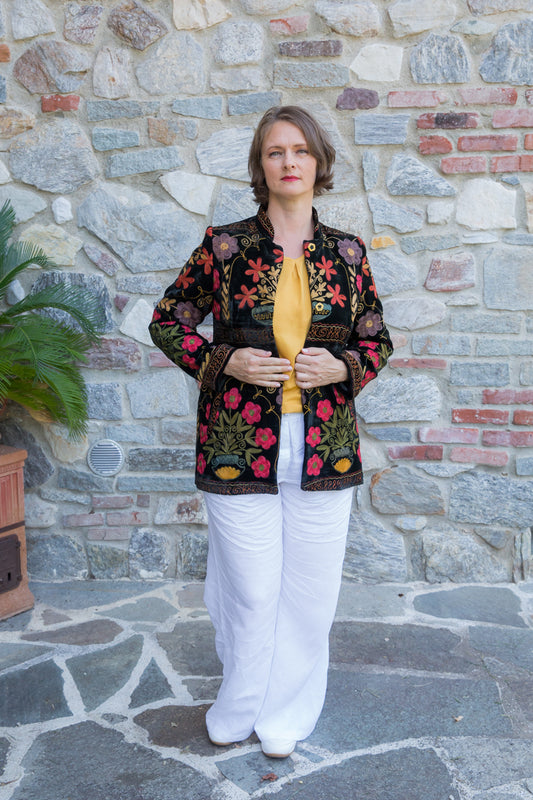 GLV 014 - Long Velvet Jacket