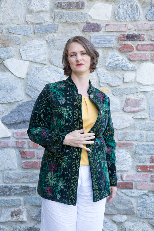GLV 005 - Long Velvet Jacket
