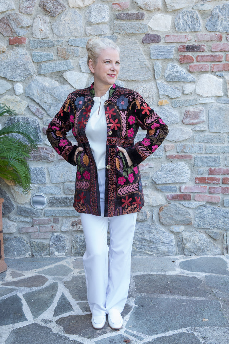 GLV 006 - Long Velvet Jacket