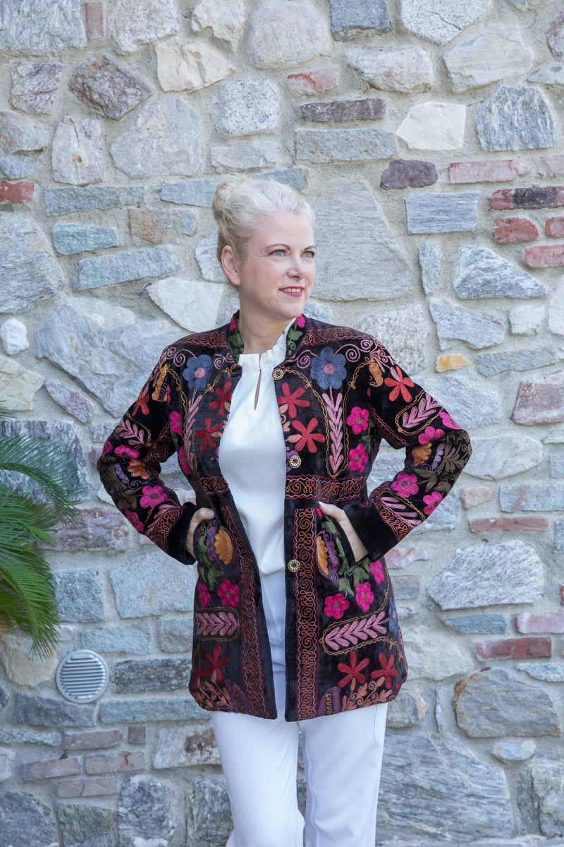 GLV 006 - Long Velvet Jacket