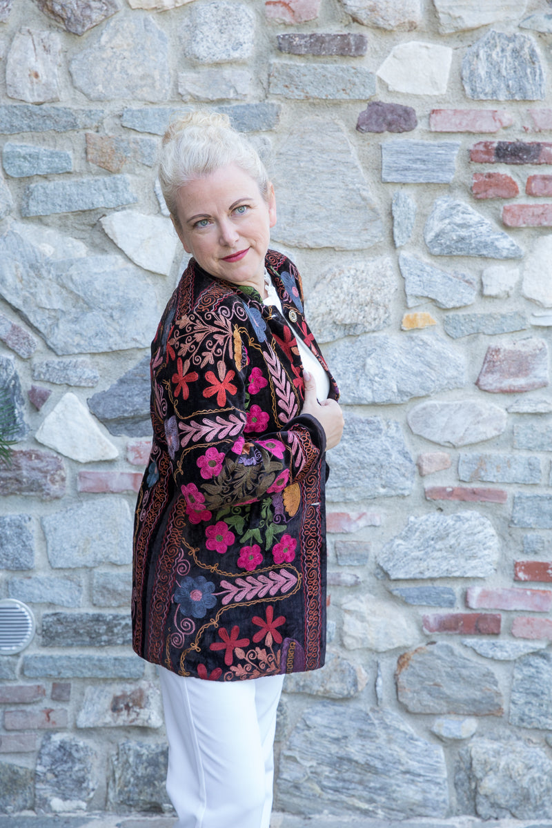 GLV 006 - Long Velvet Jacket