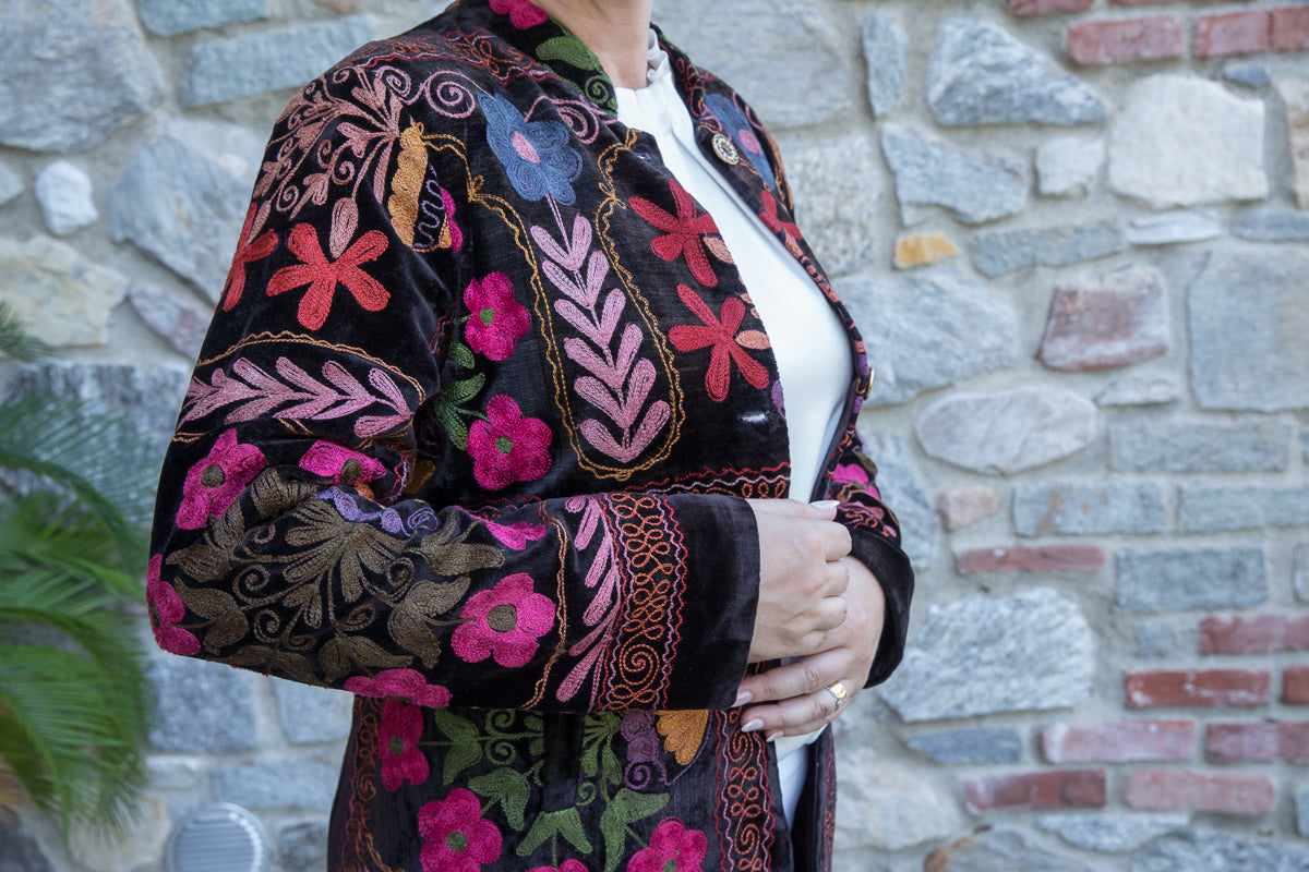 GLV 006 - Long Velvet Jacket