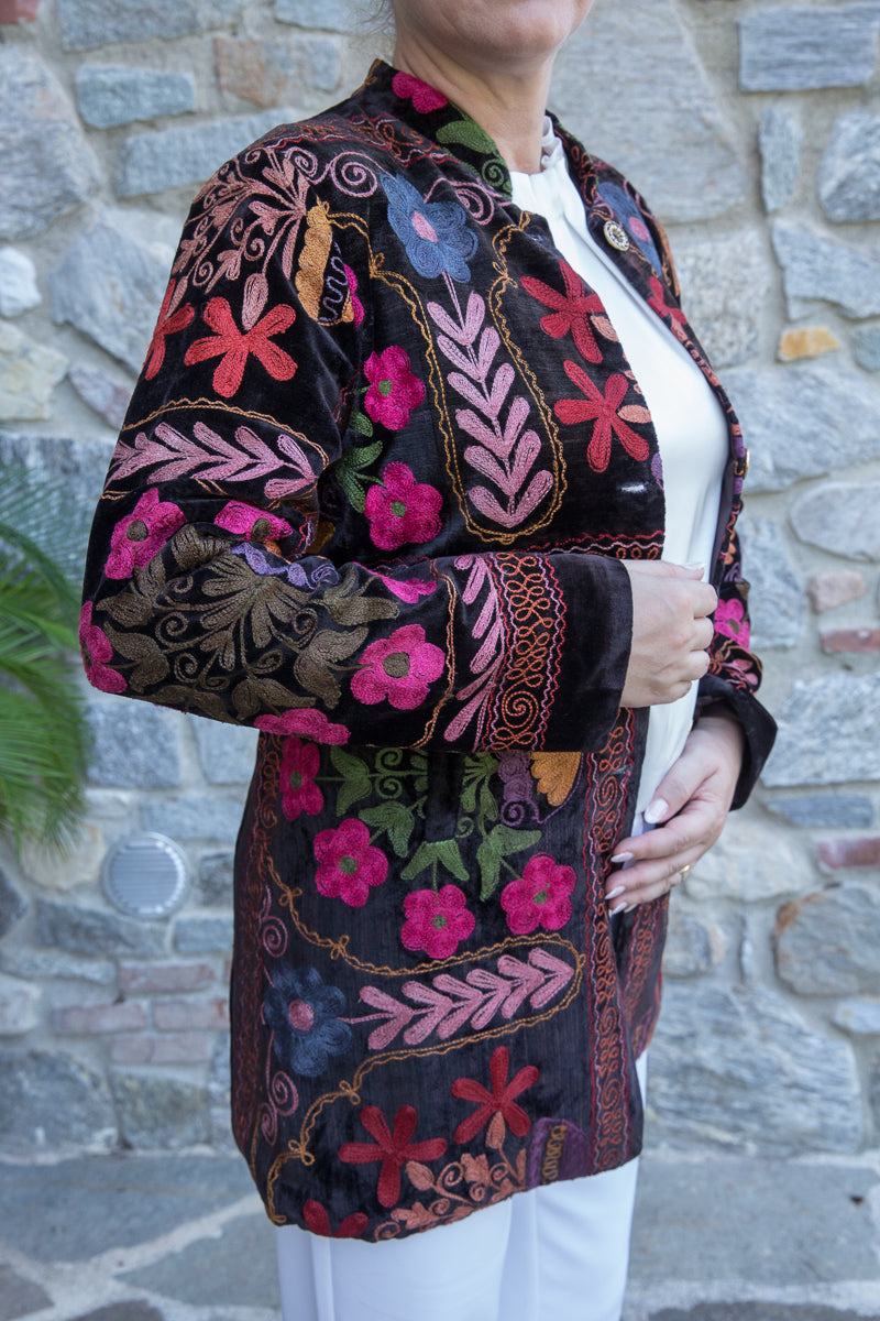 GLV 006 - Long Velvet Jacket