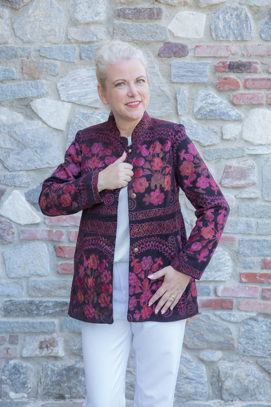 GLV 011 - Long Velvet Jacket