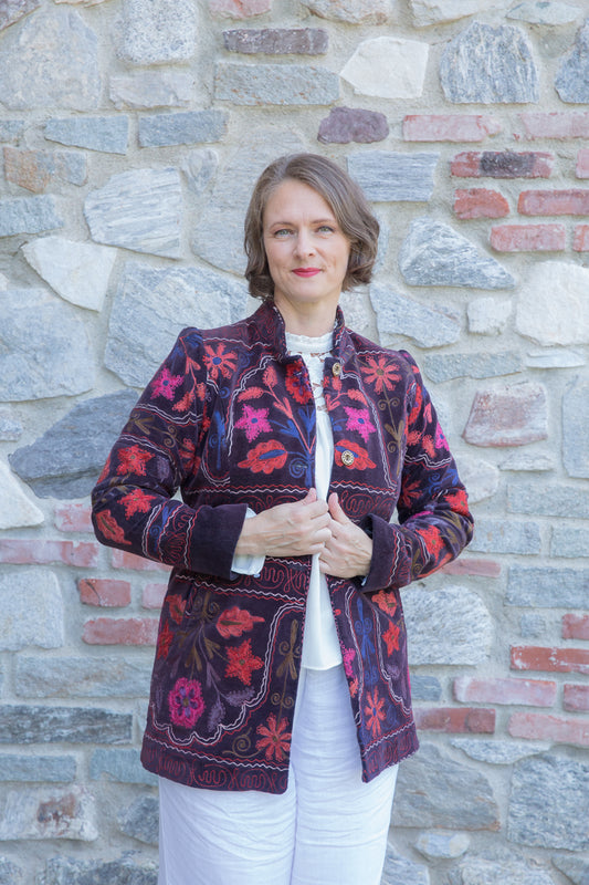 GLV 015 - Long Velvet Jacket