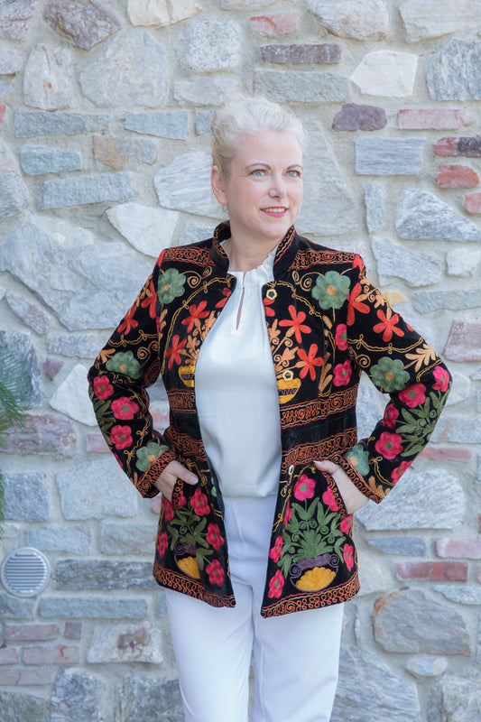 GLV 013 - Long Velvet Jacket