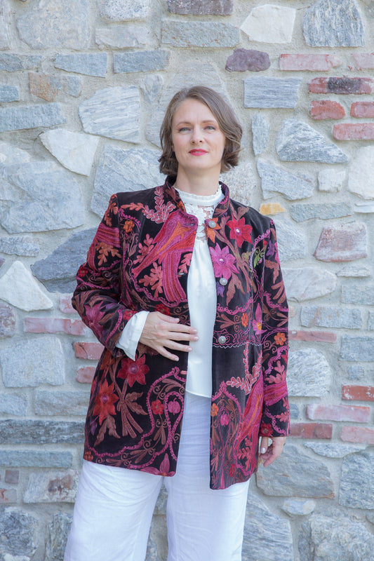 GLV 008 - Long Velvet Jacket