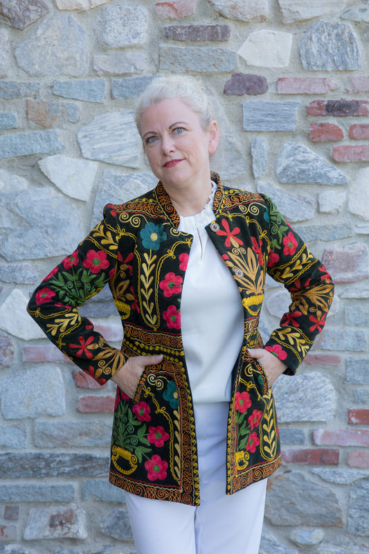 GLV 012 - Long Velvet Jacket