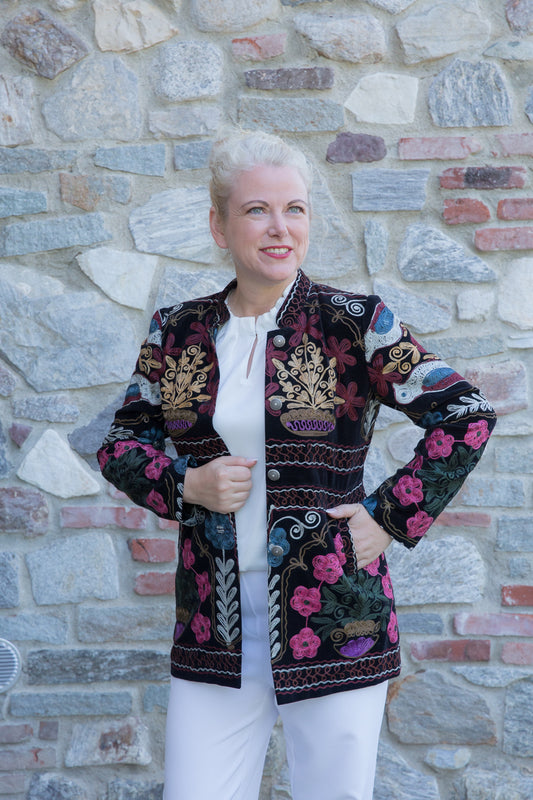 GLV 016 - Long Velvet Jacket