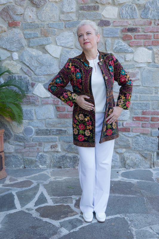 GLV 009 - Long Velvet Jacket